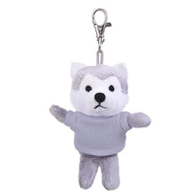 Wolf Keychain with Tee Burnt gray