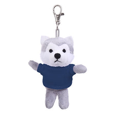 Wolf Keychain with Tee Navy Blue