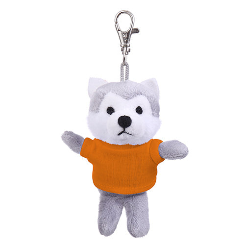 Wolf Keychain with Tee orange