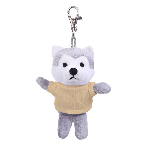 Wolf Keychain with Tee tan