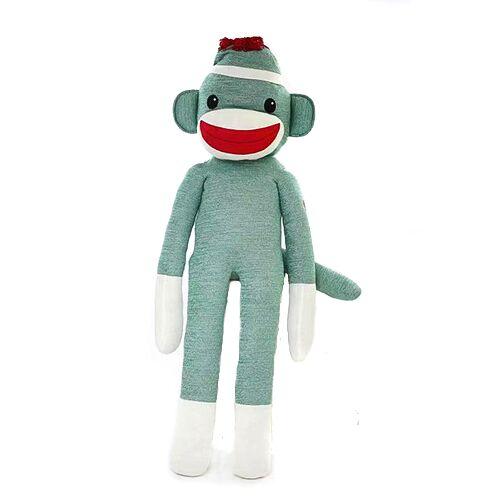 6 Ft Green Sock Monkey Giant Sockiez by Plushland