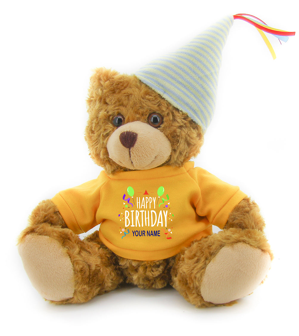 Mocha Bear with Colorful T-Shirts 12"