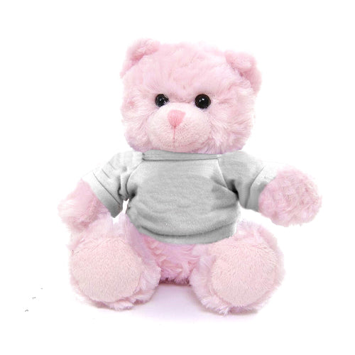 Pink bear with shirt