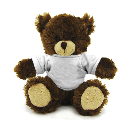 12 Inch Chocolate bear with shirt