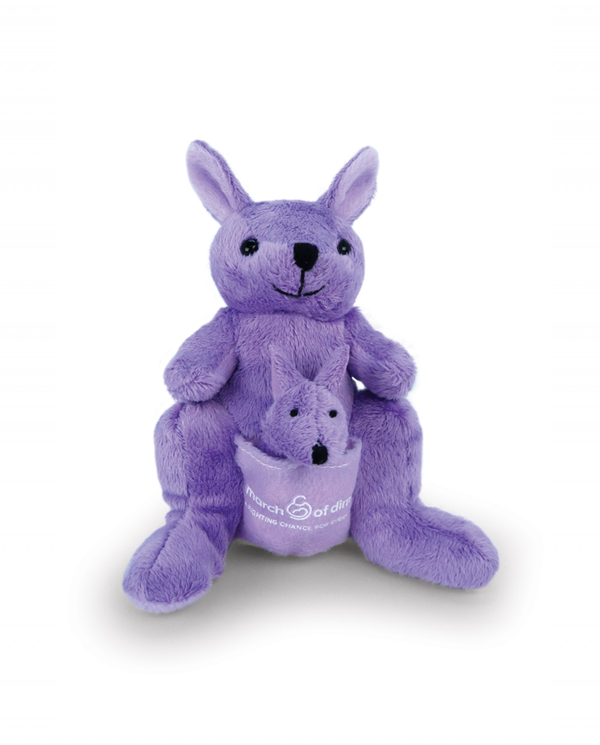 8" Purple Kangaroo Care