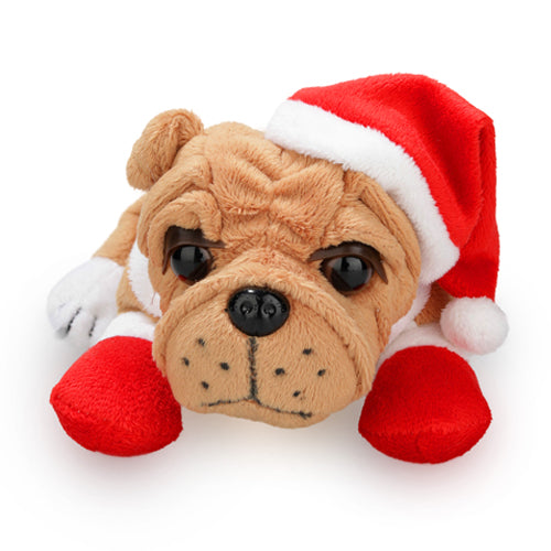 Christmas Bulldog Brown