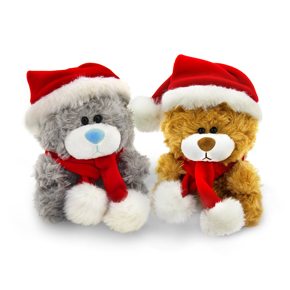 Christmas Qbeba Bear Brown and Gray