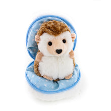 Holiday Zippy Zip Up Snowball Animals-Hedgehog