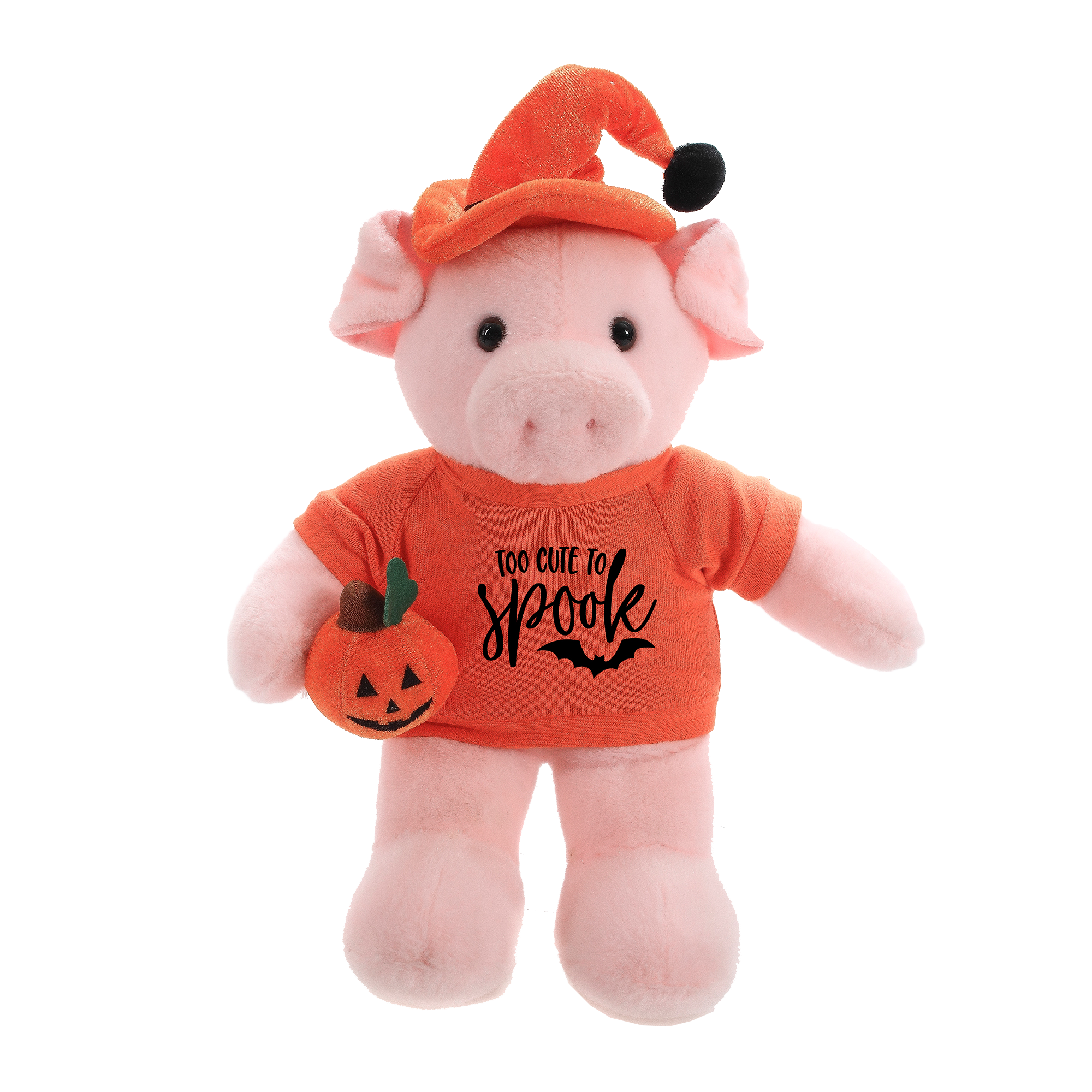 12'' Sitting Floppy Spook Pig by Plushland