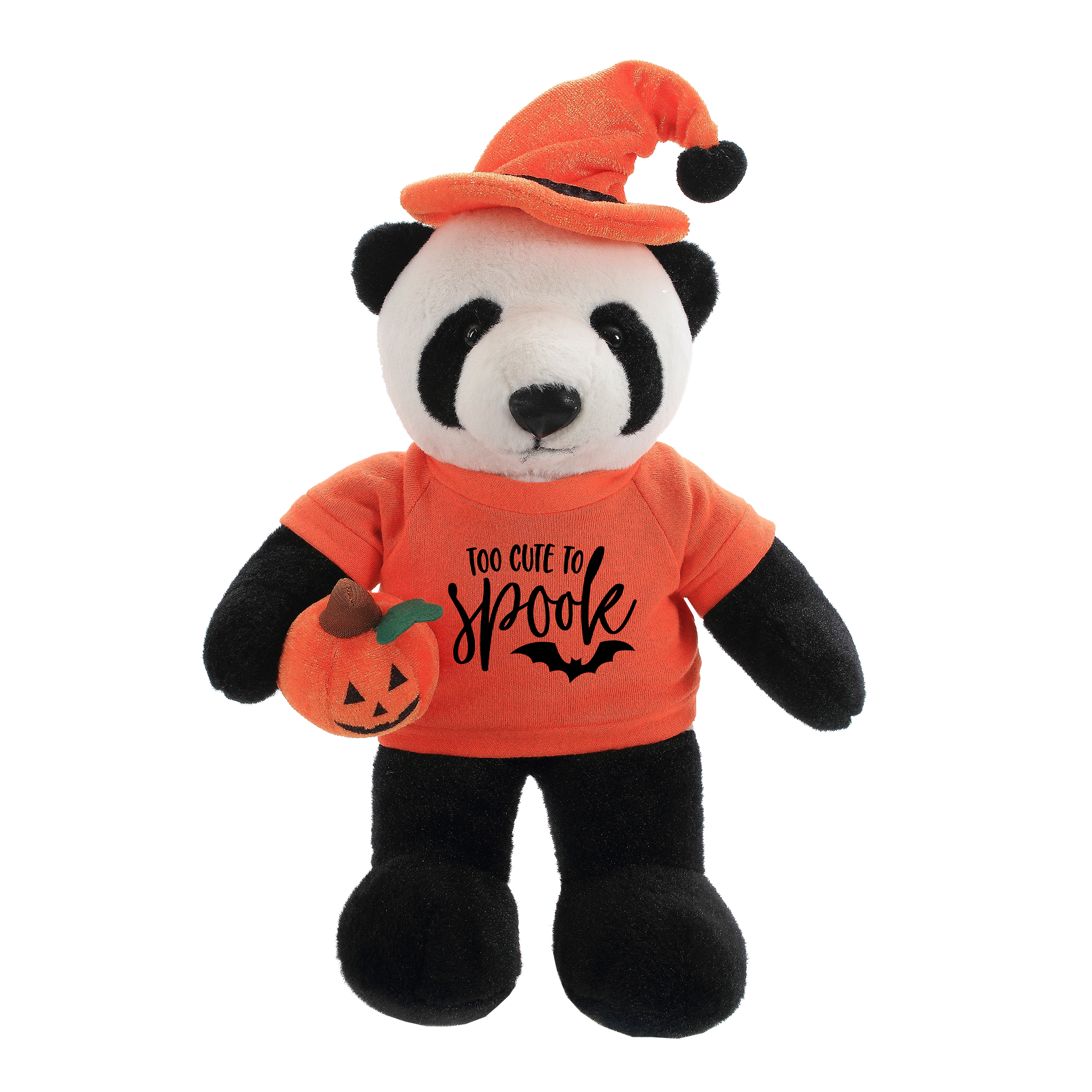 12'' Sitting Floppy Spook Panda by Plushland