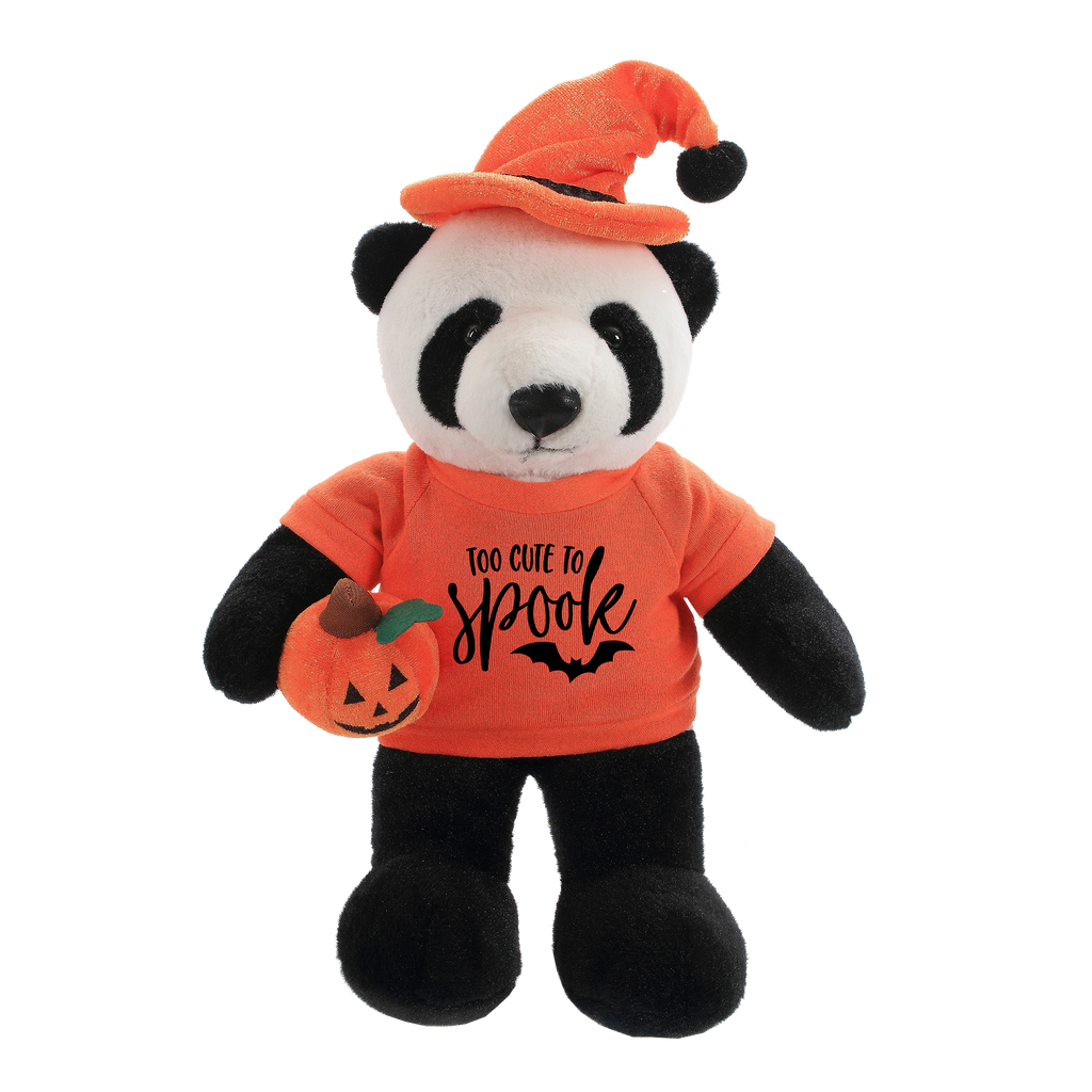 Halloween floppy panda 12" SPOOK
