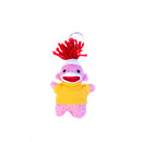 Pink Sock Monkey Keychain 4"-14