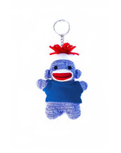 royal Sock Monkey Keychain 4 inches