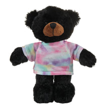 Plushland 8 Inch Floppy Black Bear with Tee Plush Stuffed Animal Personalized Gift