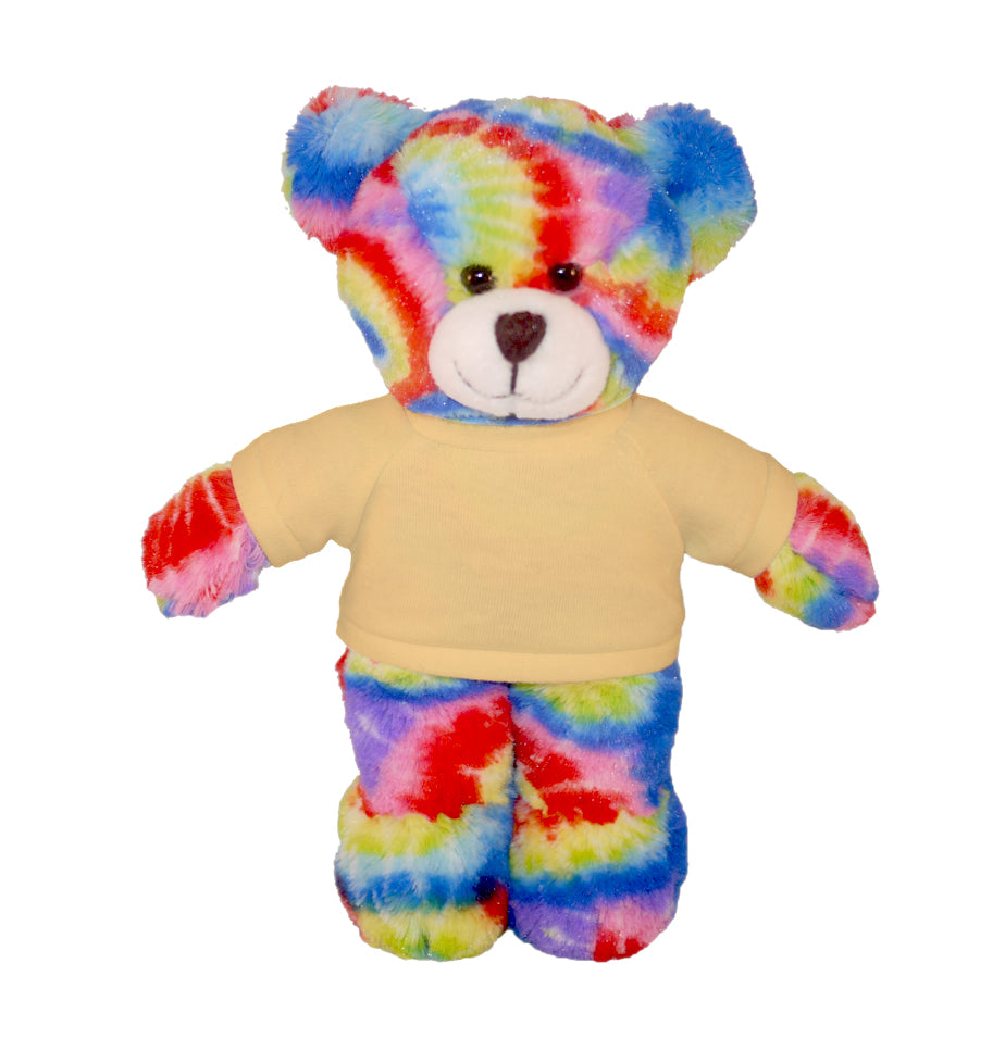 Personalized Tie-dye Bear 12"