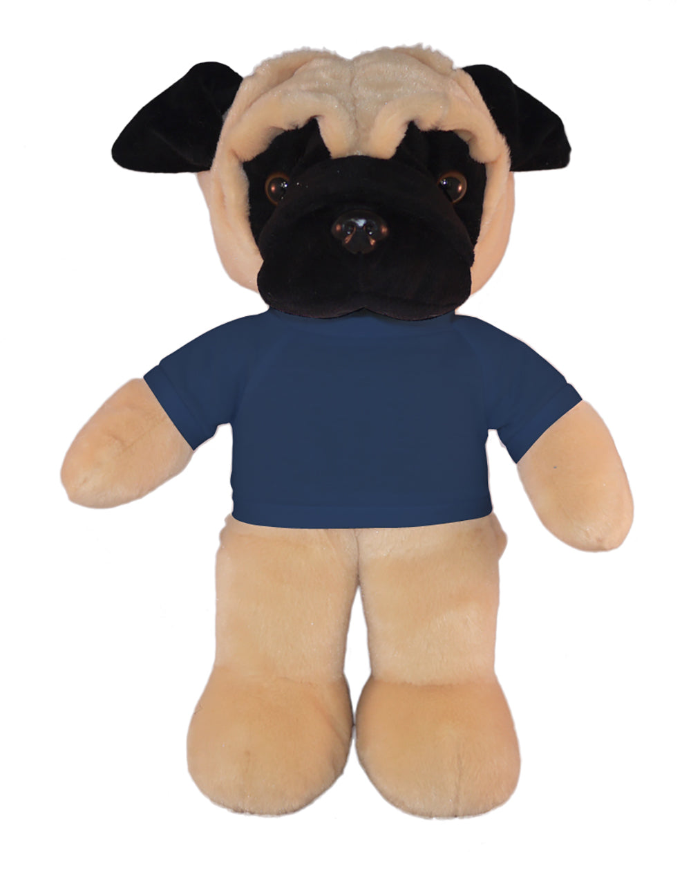 Floppy Pug Plush 8"