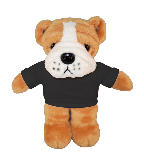 Plushland 8 Inch Floppy Black Bear