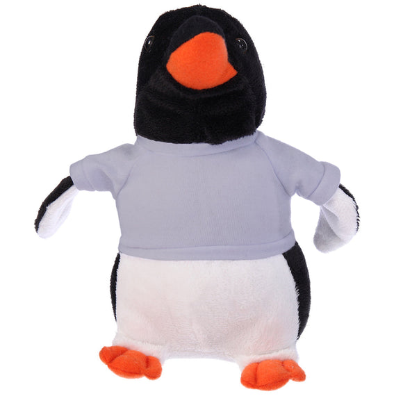Floppy Penguin with Custom Tee 8"