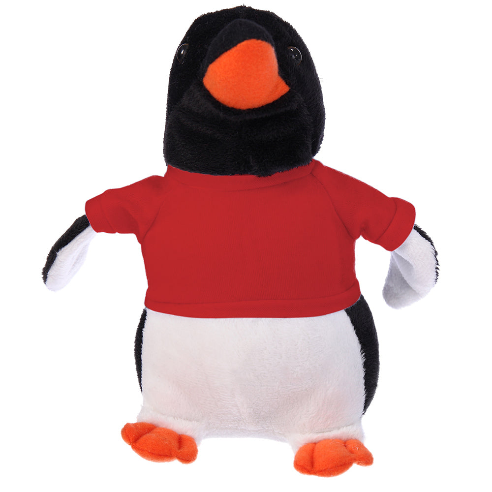 Floppy Penguin with Custom Tee 8"