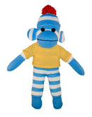 Floppy Blue Sock Monkey Tee 10"-7