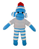 Floppy Blue Sock Monkey Tee 10"-8