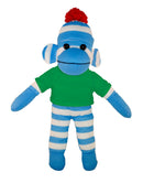 Floppy Blue Sock Monkey Tee 10"-9
