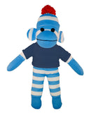 Floppy Blue Sock Monkey Tee 10"-11