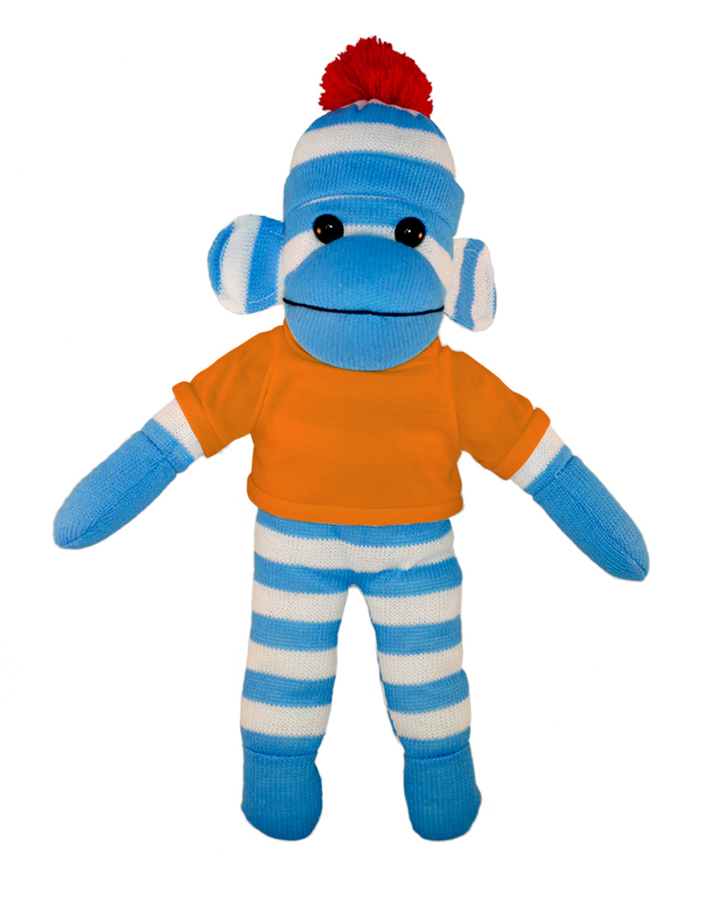 Floppy Blue Sock Monkey Tee 10"