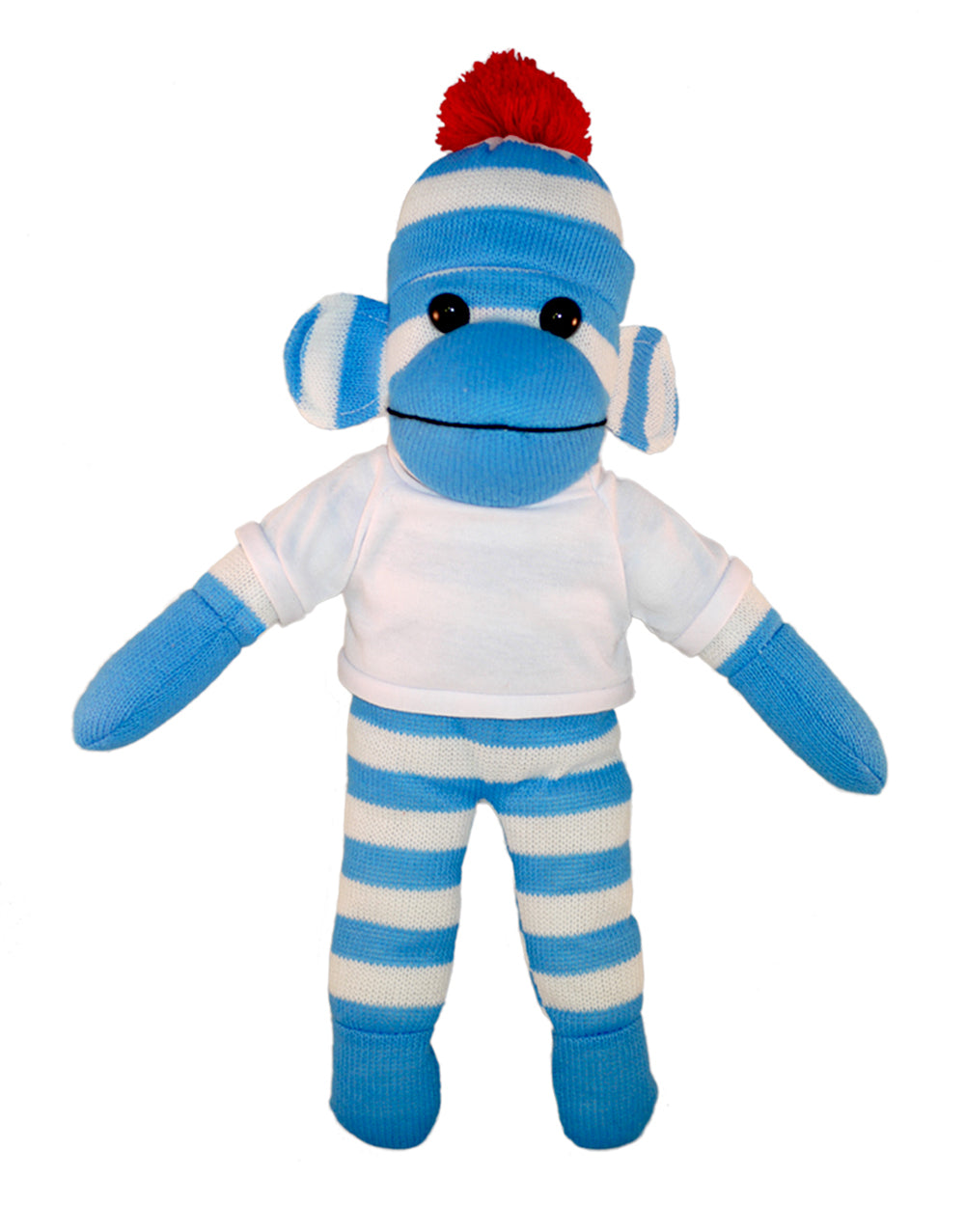 Floppy Blue Sock Monkey Tee 10"