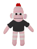 Floppy Pink Sock Monkey Tee 10"-2