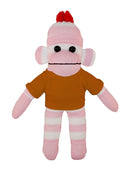 Floppy Pink Sock Monkey Tee 10"-3