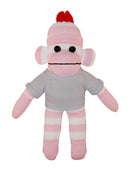 Floppy Pink Sock Monkey Tee 10"-8