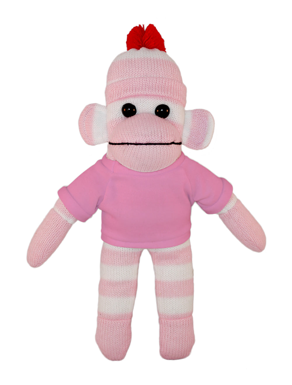 Floppy Pink Sock Monkey Tee 10"