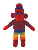 Floppy Rainbow Sock Monkey Tee 10"-4