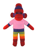 Floppy Rainbow Sock Monkey Tee 10"-13