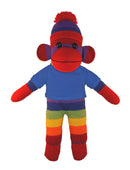 Floppy Rainbow Sock Monkey Tee 10"-14