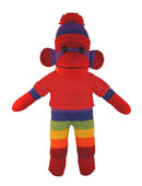 Floppy Rainbow Sock Monkey Tee 10"-15