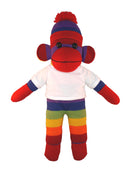 Floppy Rainbow Sock Monkey Tee 10"-19