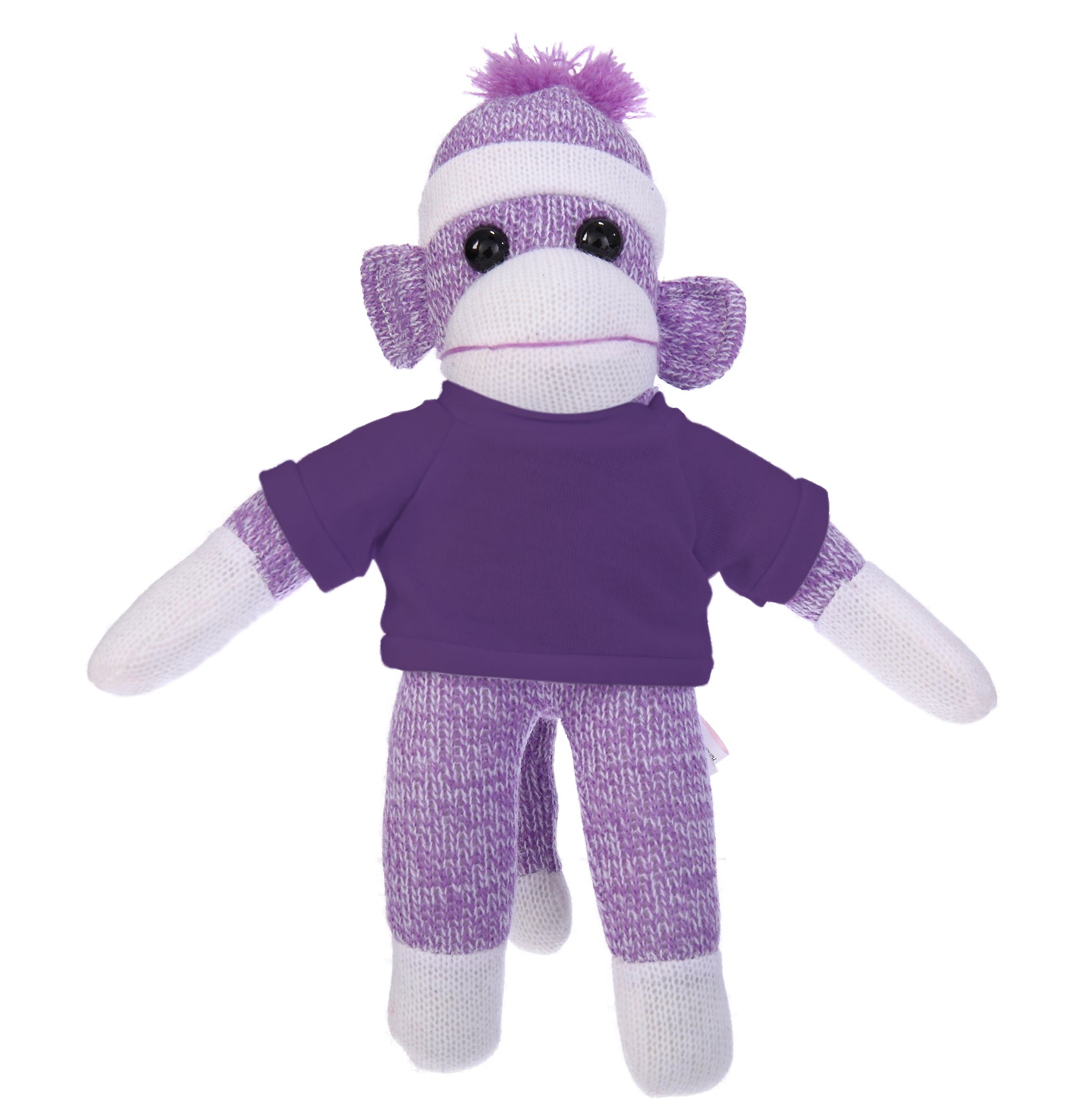 Floppy Purple Sock Monkey Tee 10"