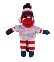 Floppy Patriot Sock Monkey with Tee - Custom Text on Shirt 10 Inch