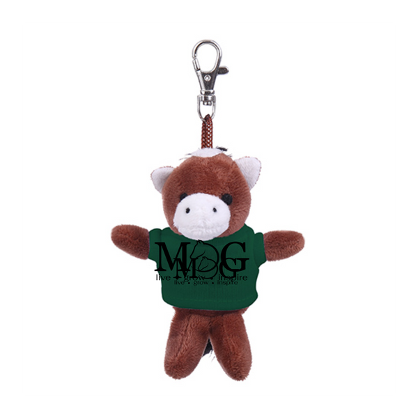 Soft Plush Horse Keychain with Tee