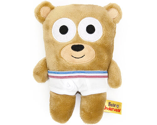 Tighty Whitey Toys Teddy Bear in Underwear 8 Inches
