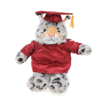 Bobcat Plush Stuffed Animal Toys with Box Present Gifts for Graduation Day—Personalized