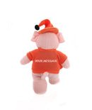 Back view of Halloween Pig Stuffed Animal 12" showcasing its Halloween outfit and floppy design