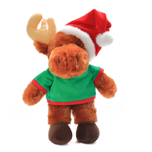 Christmas Personalized Plush Moose 12''