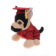 German Shephard Plush Stuffed Animal Toys with Box for Graduation Day—Personalized