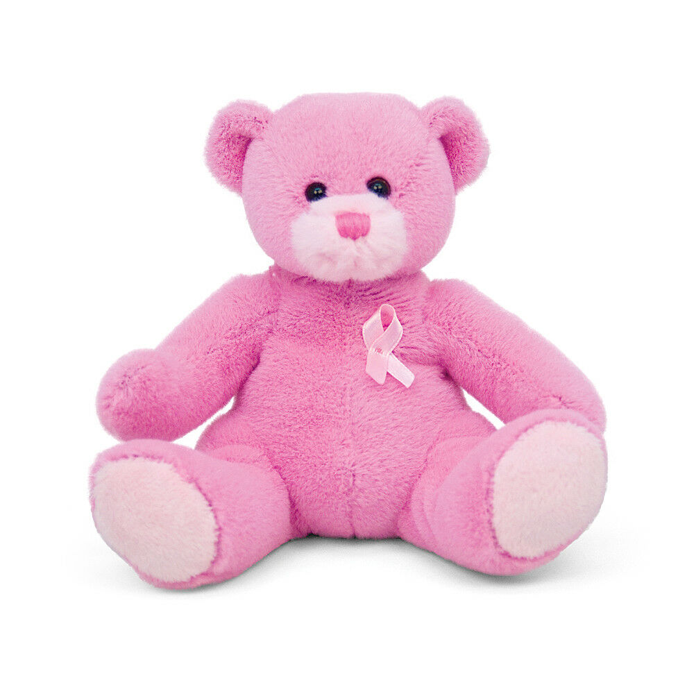 Pink Ribbon Bear 8"