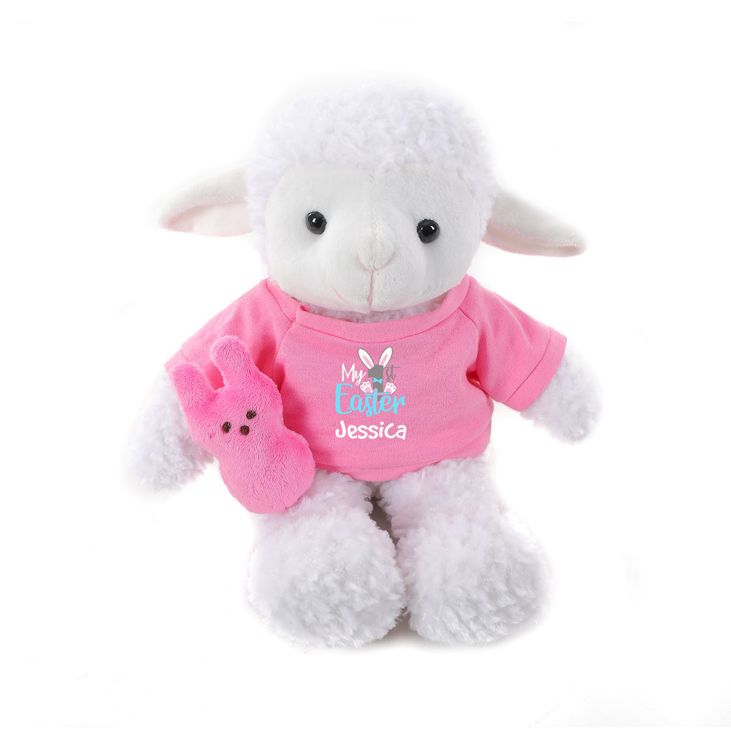 Sheep with Pink 1st Easter Shirt 12"