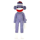 6-foot purple Sock Monkey Standing, big and cuddly plush toy by Plushland